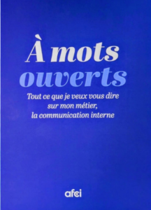 illustration couverture du livre à mots ouverts est paru !