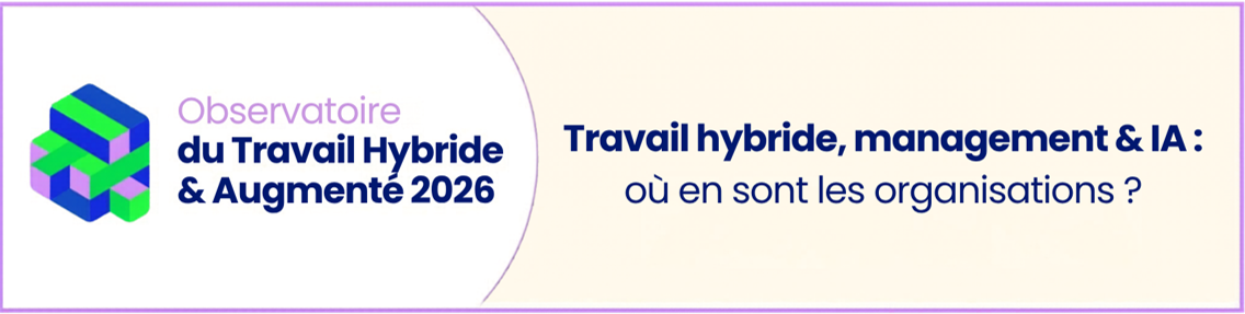 bannière illustration : Travail hybride et IA : les enseignements 2026