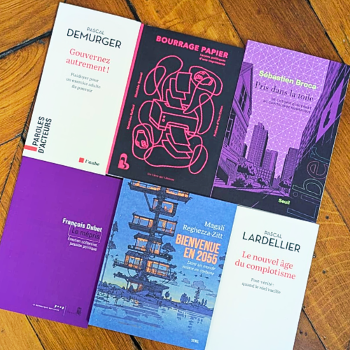 photos des 6 livres de la sélection du prix