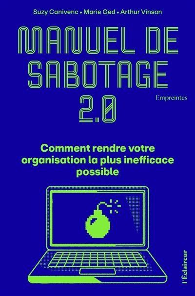 couverture du livre manuel de sabotage 2.0